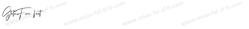 GotaFree font字体转换